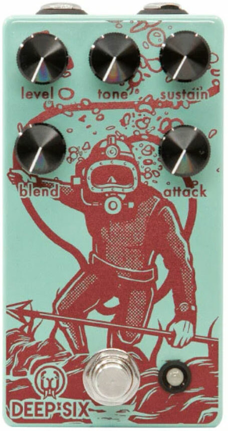 Walrus Audio Deep Six Compressor V3 - Kompressor/Sustain/Noise gate Effektpedal - Main picture