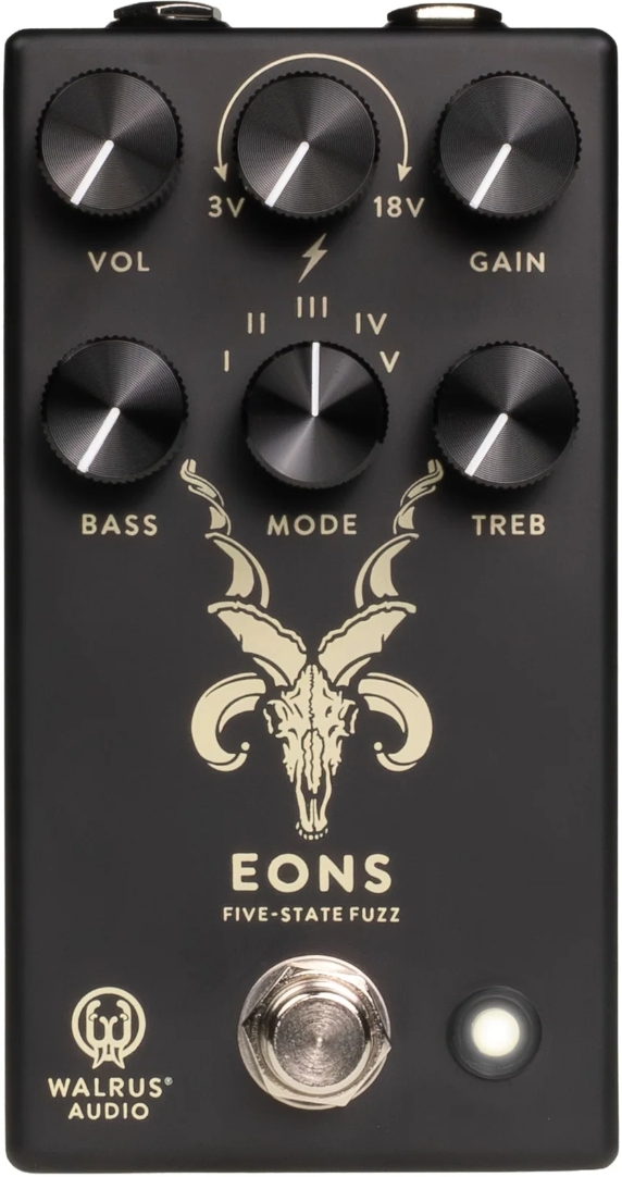 Walrus Audio Eons Five State Fuzz Black - Overdrive/Distortion/Fuzz Effektpedal - Main picture