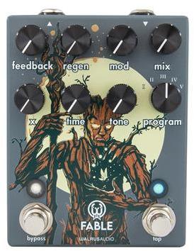 Reverb/delay/echo effektpedal Walrus Fable