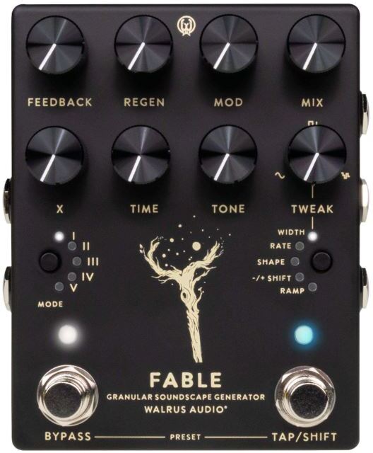 Walrus Audio Fable Mkii Black - Reverb/Delay/Echo Effektpedal - Main picture