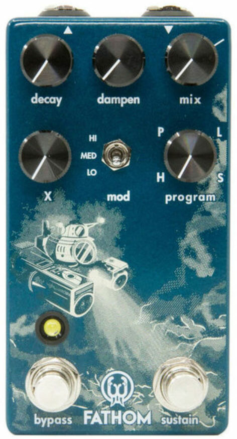 Walrus Fathom Multi-function Reverb - Reverb/Delay/Echo Effektpedal - Main picture