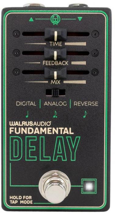 Reverb/delay/echo effektpedal Walrus Fundamental Delay
