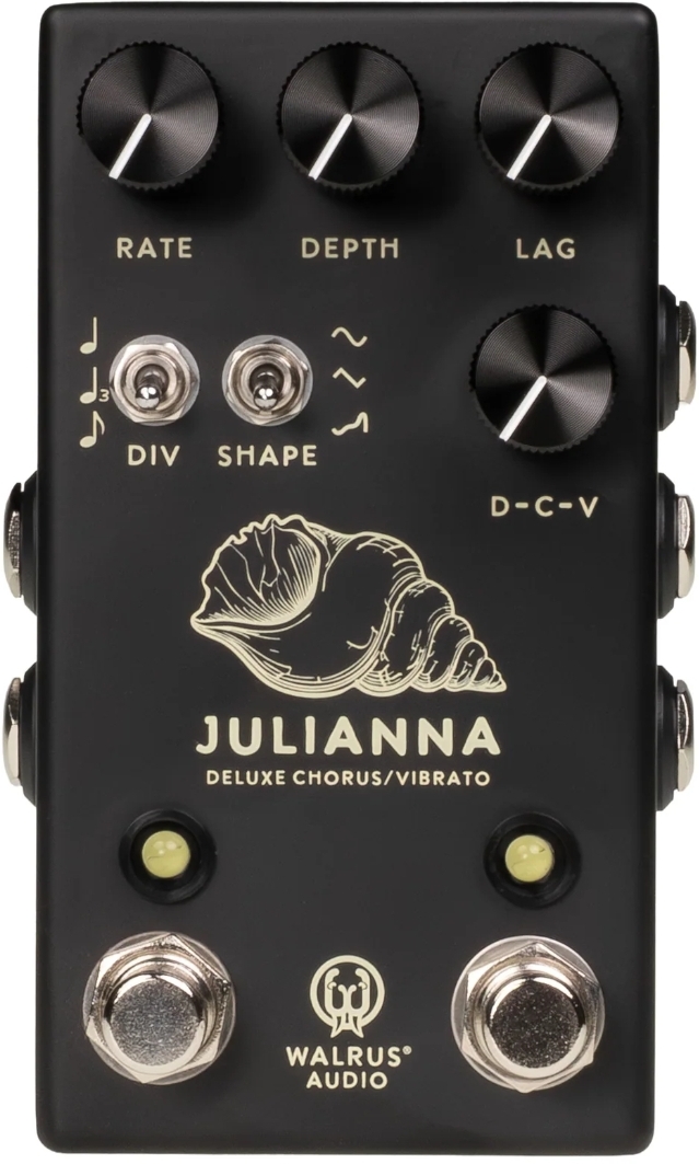 Walrus Audio Julianna Deluxe Chorus/vibrato Black - Modulation/Chorus/Flanger/Phaser & Tremolo Effektpedal - Main picture