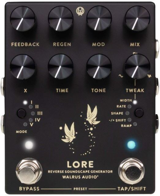 Walrus Audio Lore Mkii Black - Reverb/Delay/Echo Effektpedal - Main picture