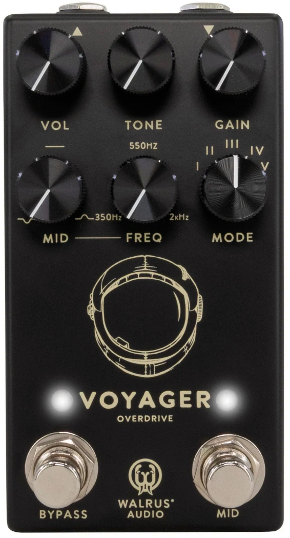 Walrus Audio Voyager Preamp/overdrive Mkii Black - Overdrive/Distortion/Fuzz Effektpedal - Main picture