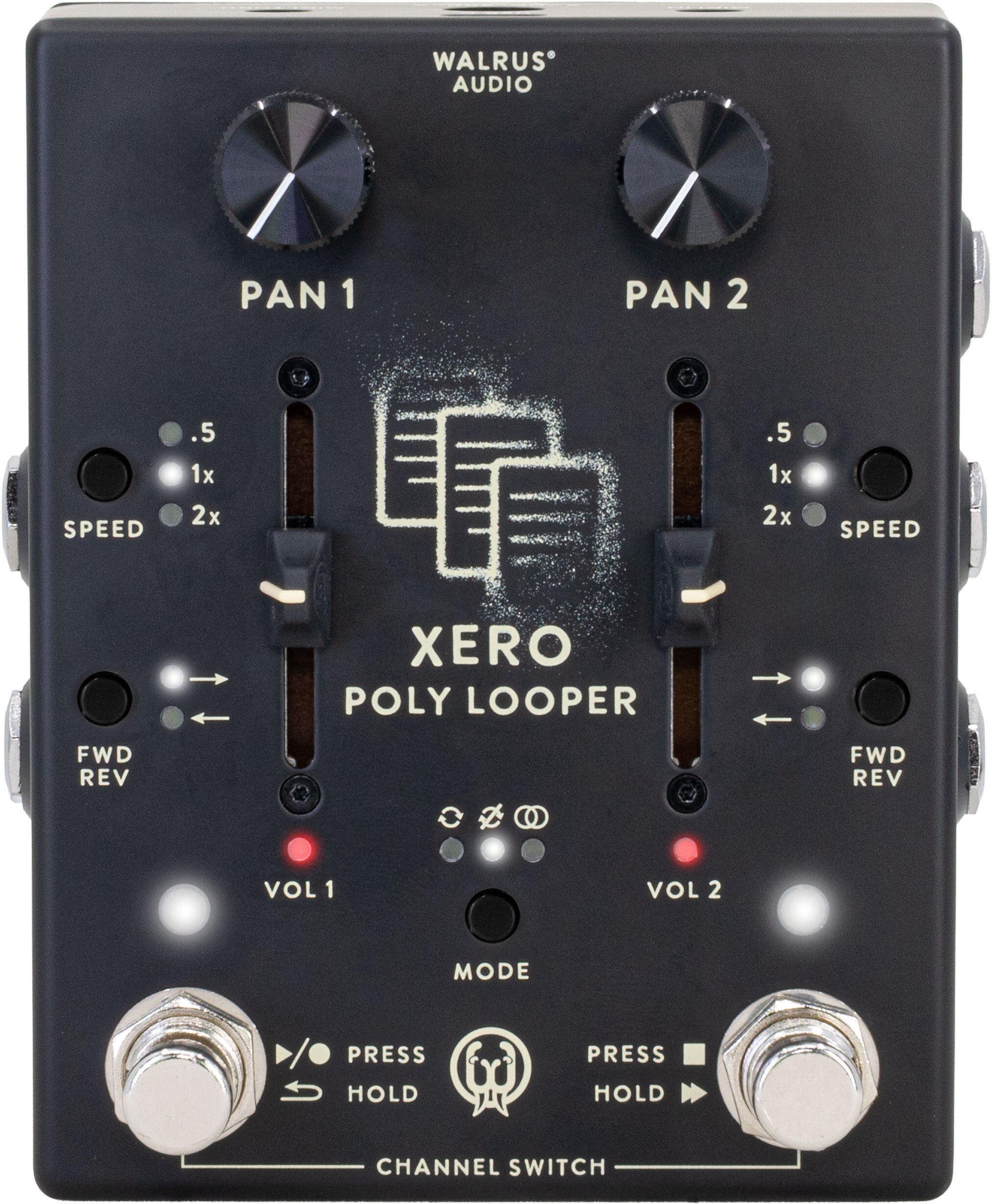 Walrus Audio Xero Poly Looper Black - Looper Effektpedal - Main picture