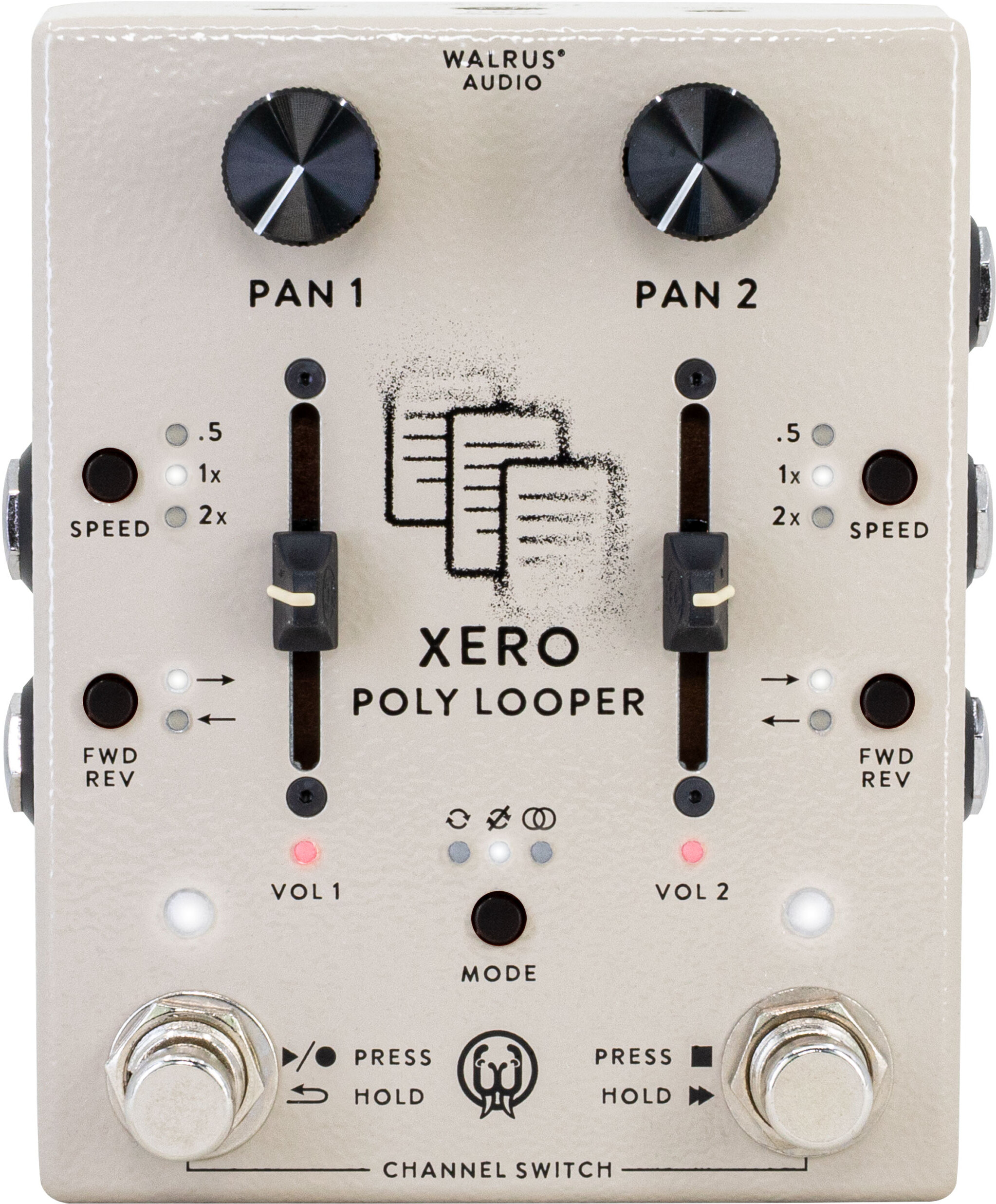 Walrus Audio Xero Poly Looper Cream - Looper Effektpedal - Main picture