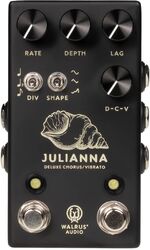 Modulation/chorus/flanger/phaser & tremolo effektpedal Walrus audio Julianna Deluxe Chorus/Vibrato - Black