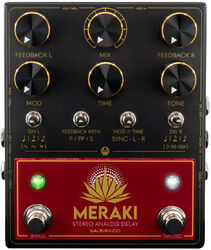 Reverb/delay/echo effektpedal Walrus audio Meraki Stereo Analog Dual Delay