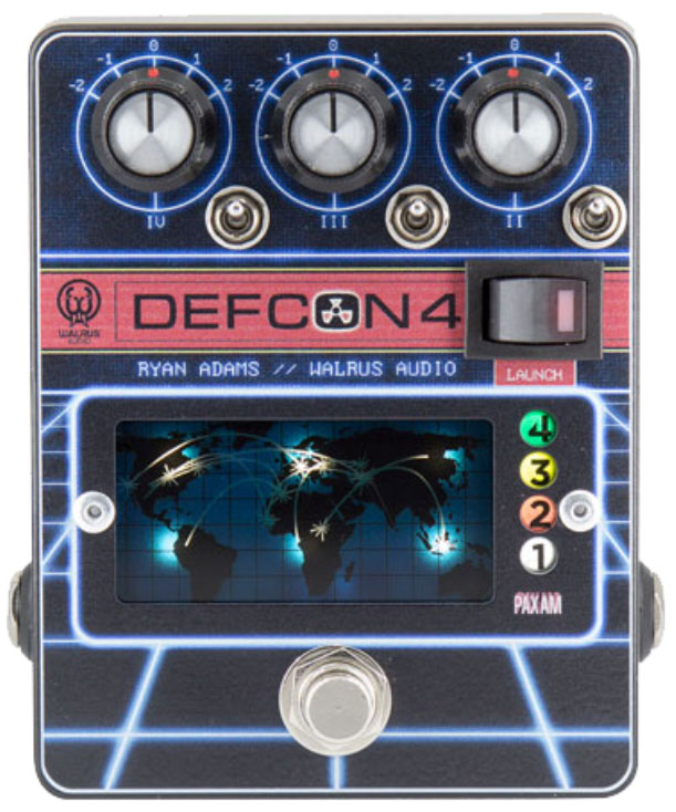 Volume/booster/expression effektpedal Walrus DEFCON4 Preamp EQ Boost