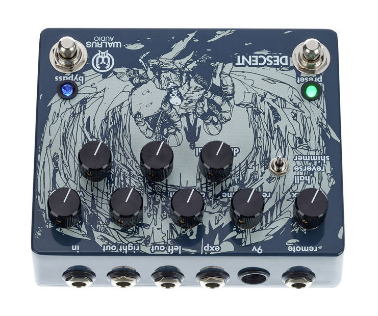 Walrus Descent - Reverb/Delay/Echo Effektpedal - Variation 2