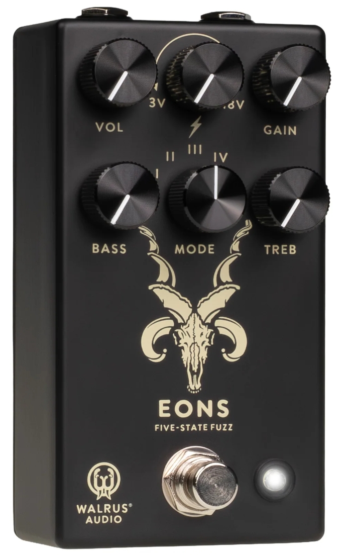 Walrus Audio Eons Five State Fuzz Black - Overdrive/Distortion/Fuzz Effektpedal - Variation 1
