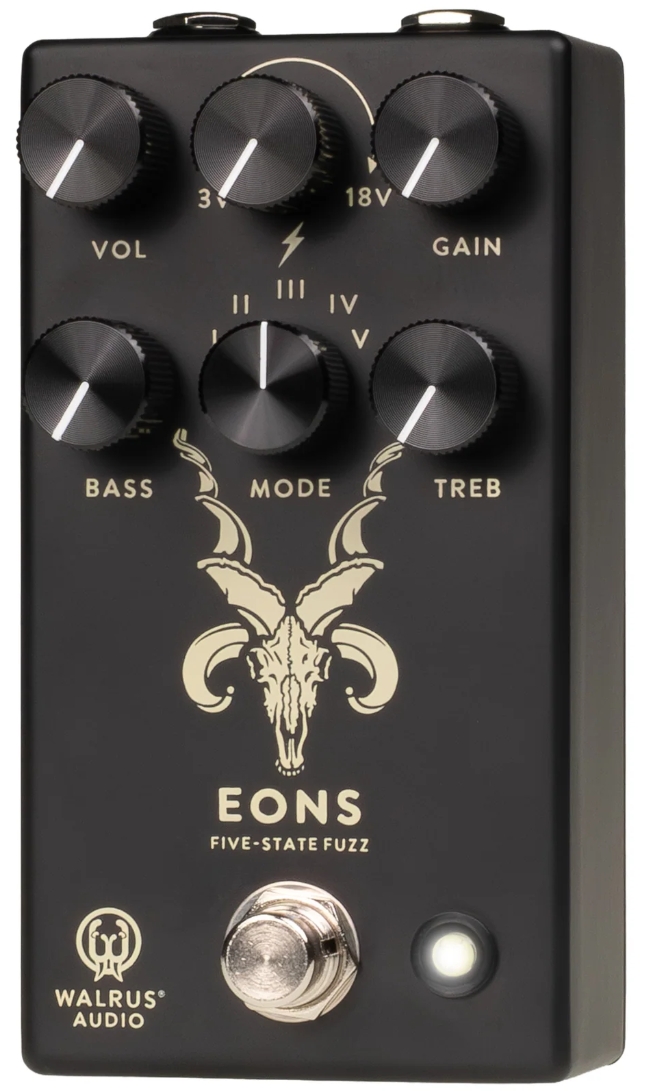 Walrus Audio Eons Five State Fuzz Black - Overdrive/Distortion/Fuzz Effektpedal - Variation 2