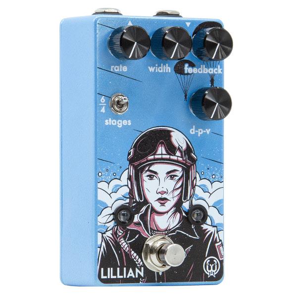 Walrus Lillian Multi-stage Analog Phaser - Modulation/Chorus/Flanger/Phaser & Tremolo Effektpedal - Variation 1