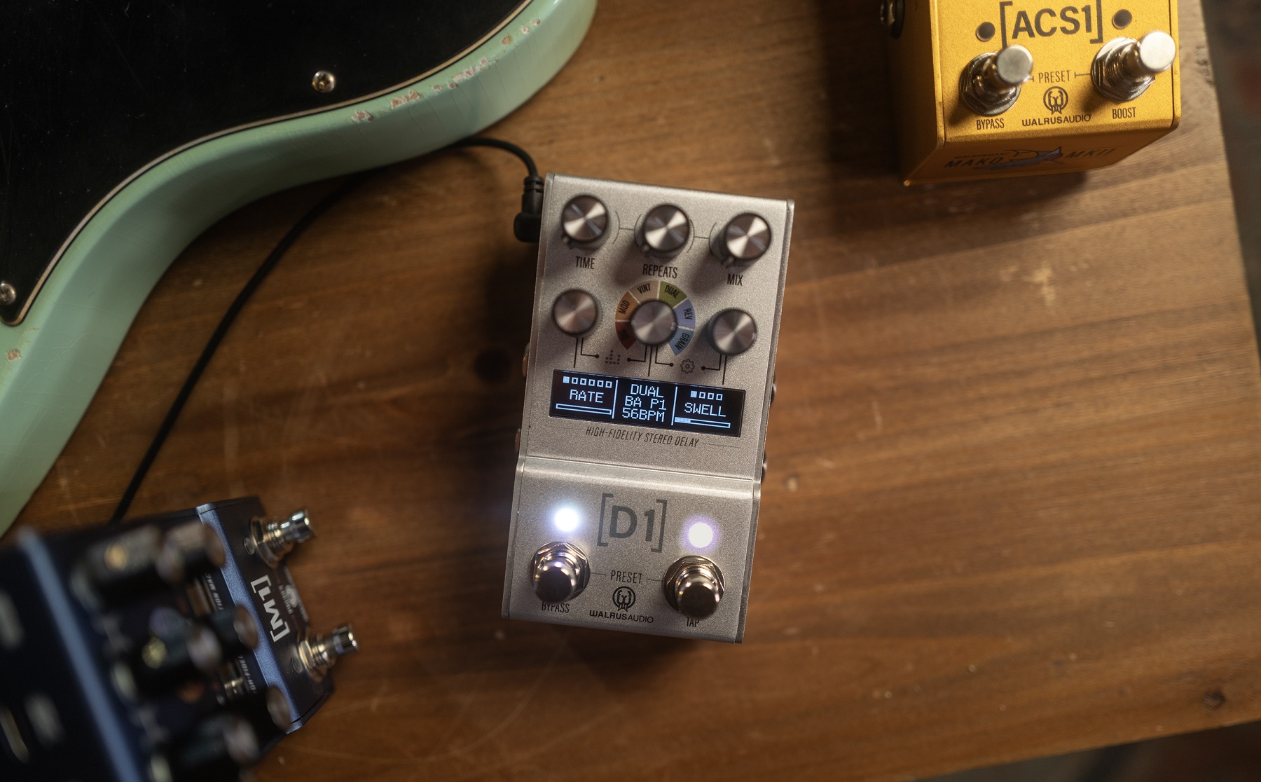 Walrus Audio Mako D1 Mkii - Reverb/Delay/Echo Effektpedal - Variation 6