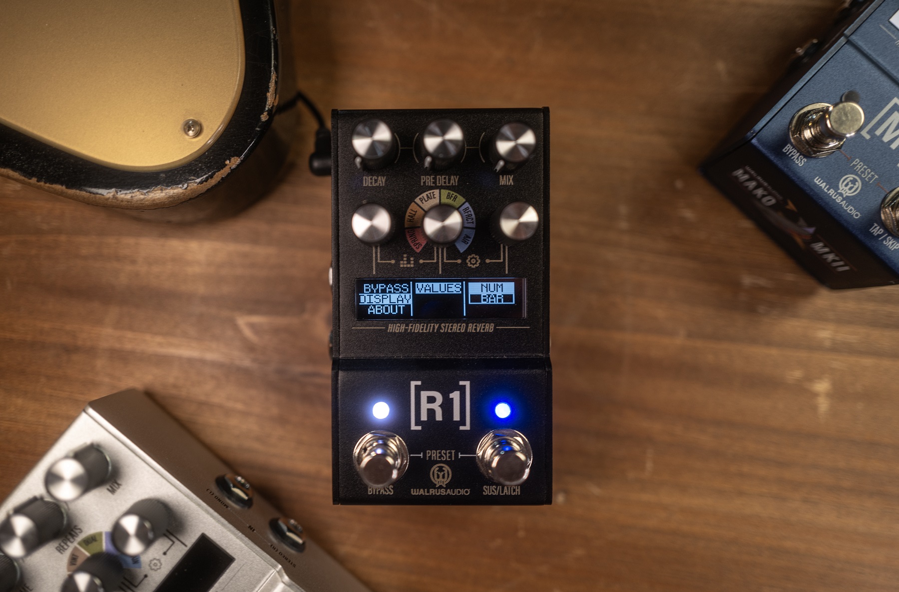 Walrus Audio Mako R1 Mkii - Reverb/Delay/Echo Effektpedal - Variation 4
