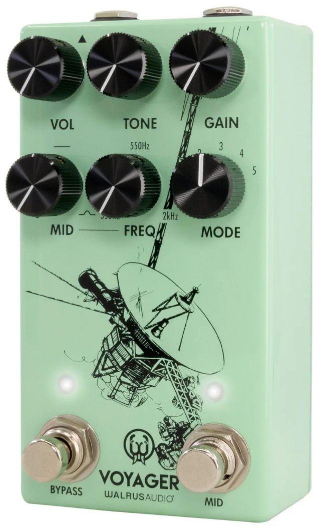 Walrus Audio Voyager Preamp/overdrive Mkii Seafoam - Overdrive/Distortion/Fuzz Effektpedal - Variation 1