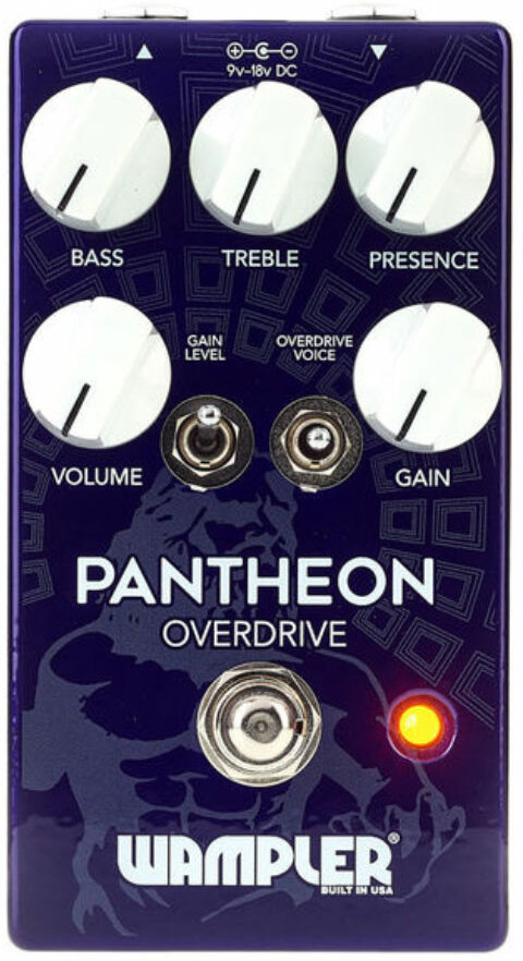 Wampler Pantheon Overdrive - Overdrive/Distortion/Fuzz Effektpedal - Main picture