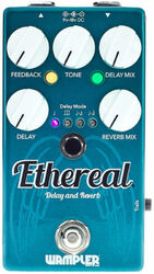 Reverb/delay/echo effektpedal Wampler Ethereal Reverb and Delay