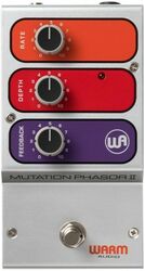 Modulation/chorus/flanger/phaser & tremolo effektpedal Warm audio Mutation Phasor II