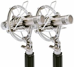 Kabelgebundenes mikrofon set Warm audio Wa-84-C Paire Nickel