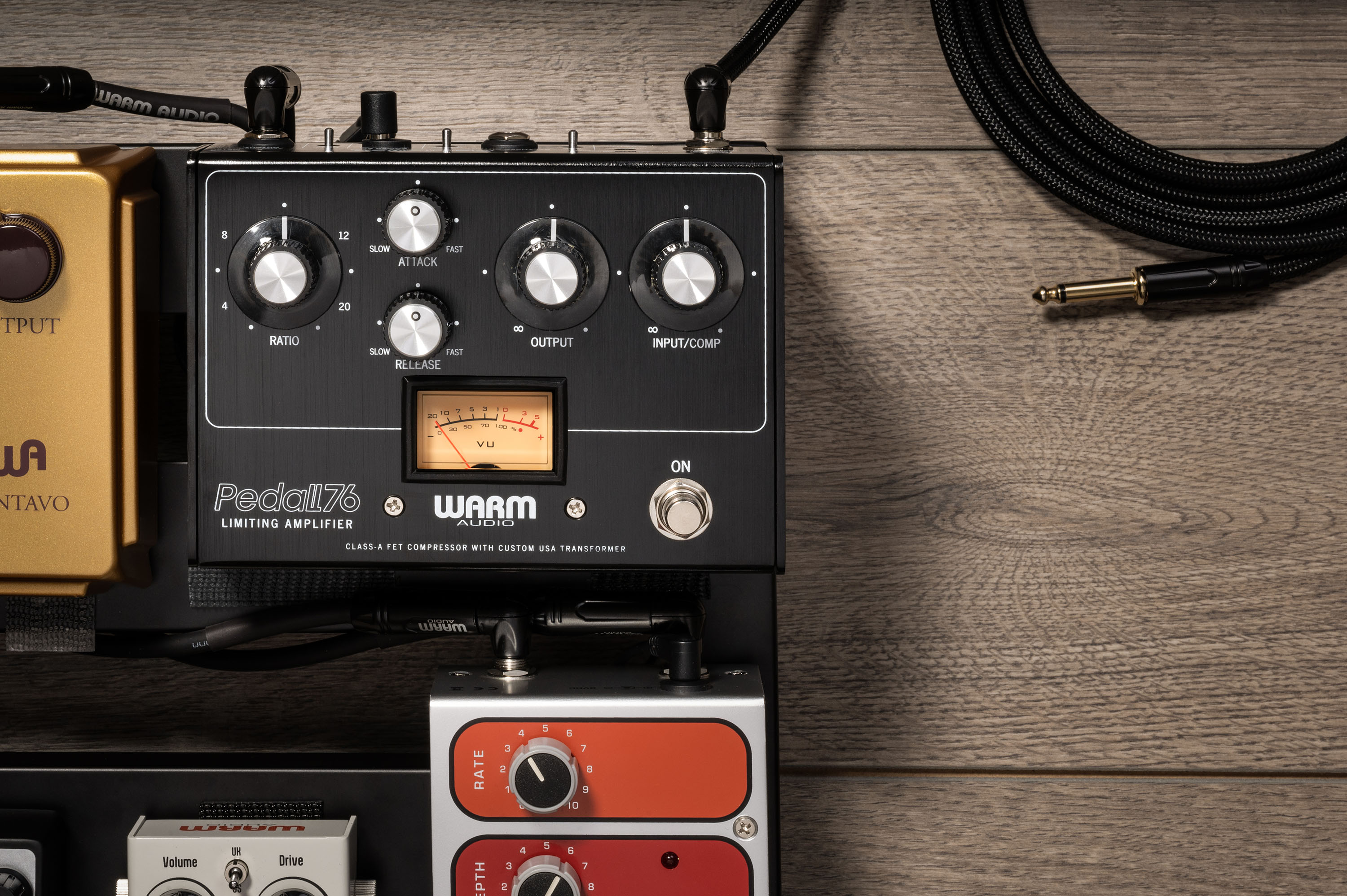 Warm Audio Wa76-p Pedal-76 Compressor - Kompressor/Sustain/Noise gate Effektpedal - Variation 3
