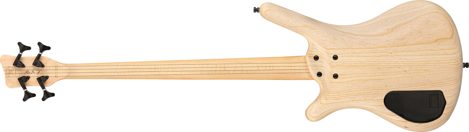 Warwick Corvette $$ 4c Teambuilt Pro Gps Ebony Top Ltd All Active Eb - Natural Oil Finish - Solidbody E-bass - Variation 1