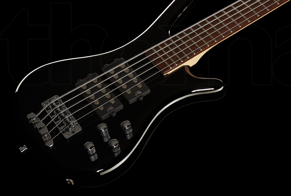 Warwick Corvette $$ 5c Rockbass Active Wen - Solid Black - Solidbody E-bass - Variation 1