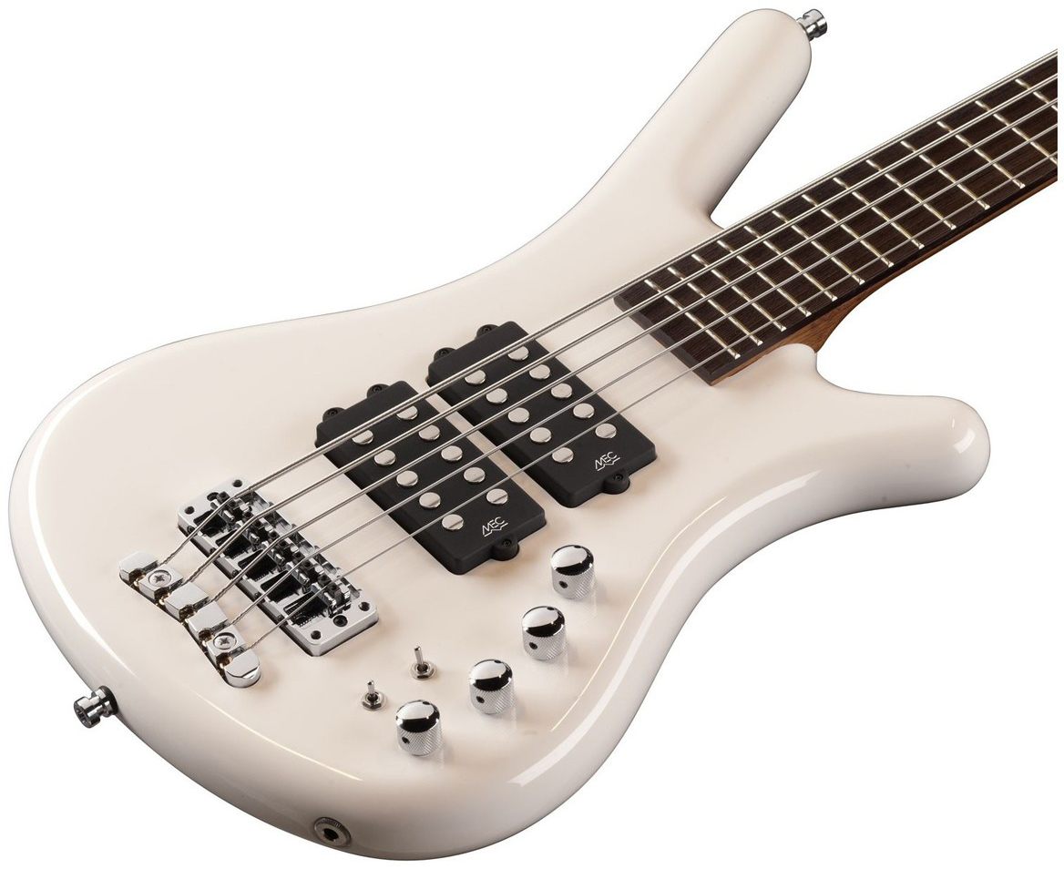 Warwick Corvette $$ 5c Rockbass Active Wen - Solid White - Solidbody E-bass - Variation 2