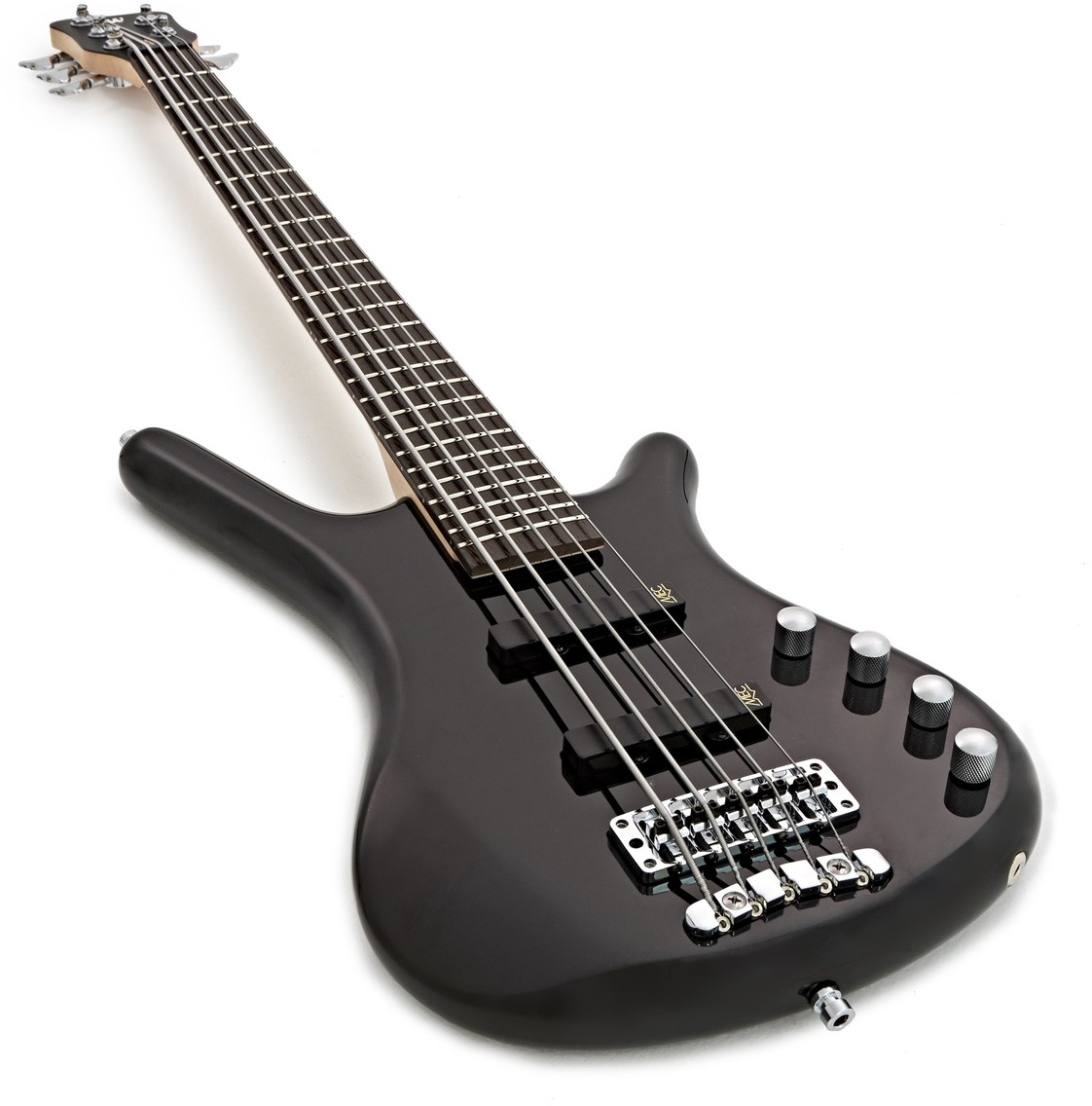 Warwick Corvette Basic 5c Rockbass Active Wen - Solid Black - Solidbody E-bass - Variation 2