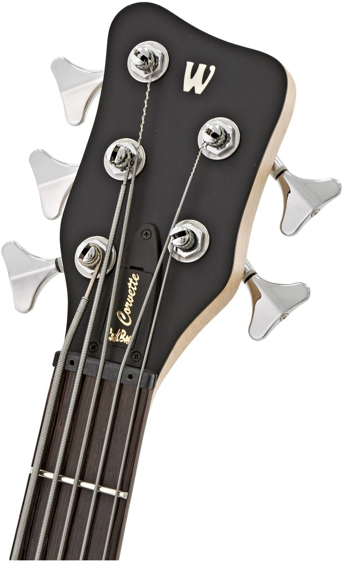 Warwick Corvette Basic 5c Rockbass Active Wen - Solid White - Solidbody E-bass - Variation 2