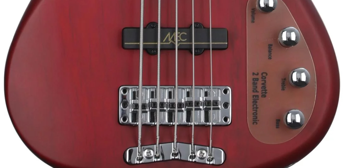 Warwick Corvette Basic 5c Rockbass Active Wen - Burgundy Red Trans. Satin - Solidbody E-bass - Variation 4