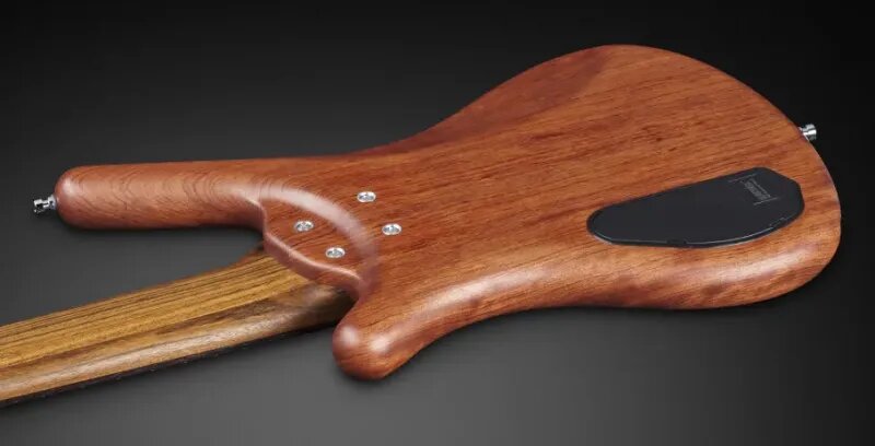 Warwick Corvette Bubinga 6c Pro Gps Teambuilt Active Wen - Natural Transparent Satin - Solidbody E-bass - Variation 3