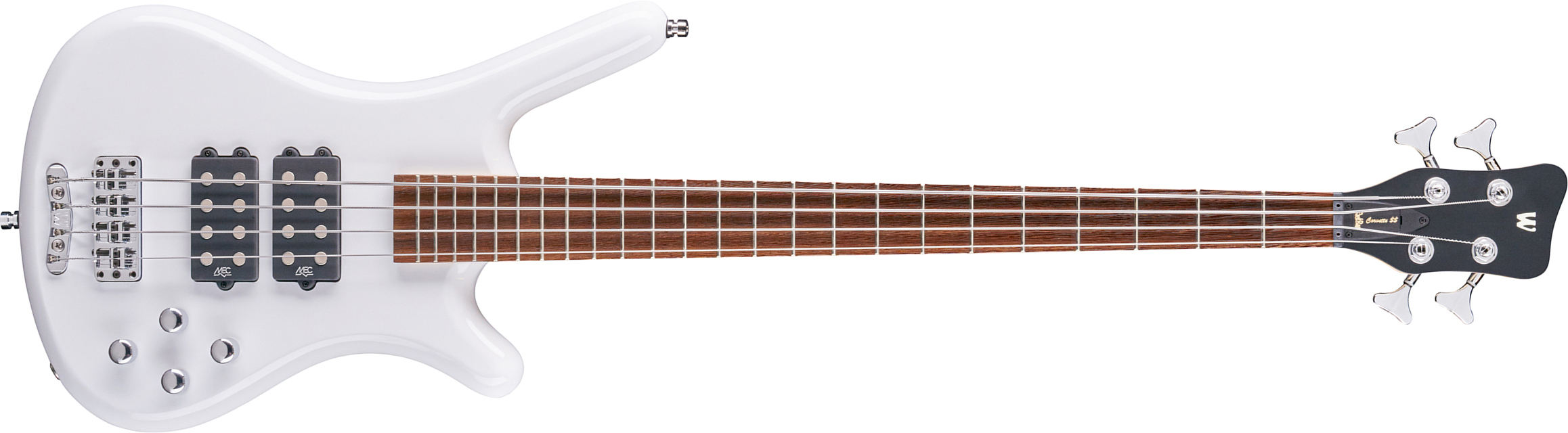 Warwick Corvette $$ 4c Rockbass Active Wen - Solid White - Solidbody E-bass - Main picture