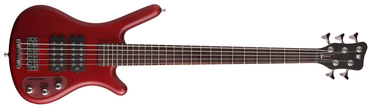 Warwick Corvette $$ 5c Rockbass Active Wen - Burgundy Red Trans. Satin - Solidbody E-bass - Main picture