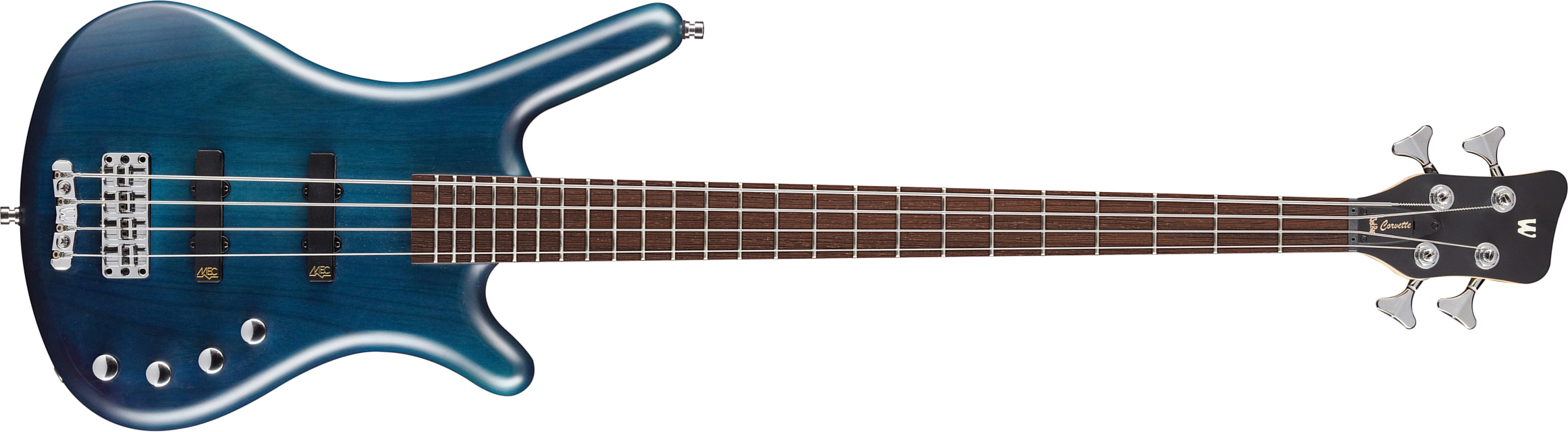 Warwick Corvette Basic 4c Rockbass Active Wen - Ocean Blue Satin - Solidbody E-bass - Main picture