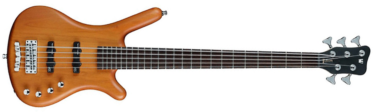 Warwick Corvette Basic 5c Rockbass Active Wen - Honey Violin Trans. Satin - Solidbody E-bass - Main picture