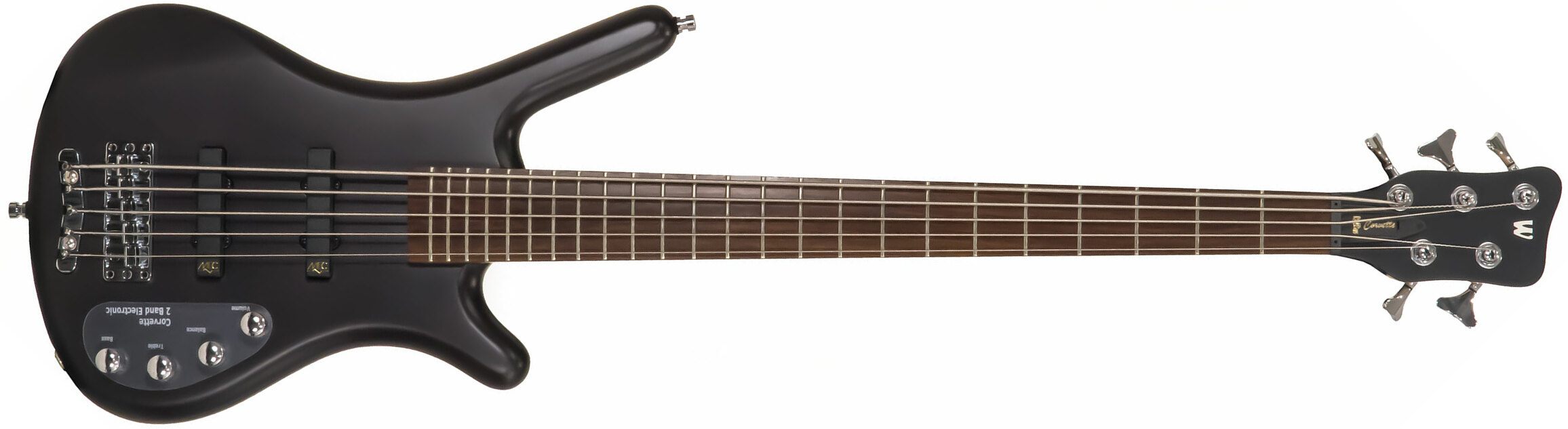 Warwick Corvette Basic 5c Rockbass Active Wen - Nirvana Black Trans. Satin - Solidbody E-bass - Main picture