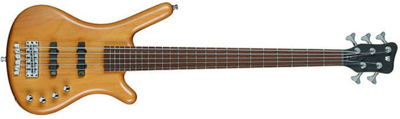 Warwick Corvette Basic 5c Rockbass Active Wen - Natural Trans. Satin - Solidbody E-bass - Main picture