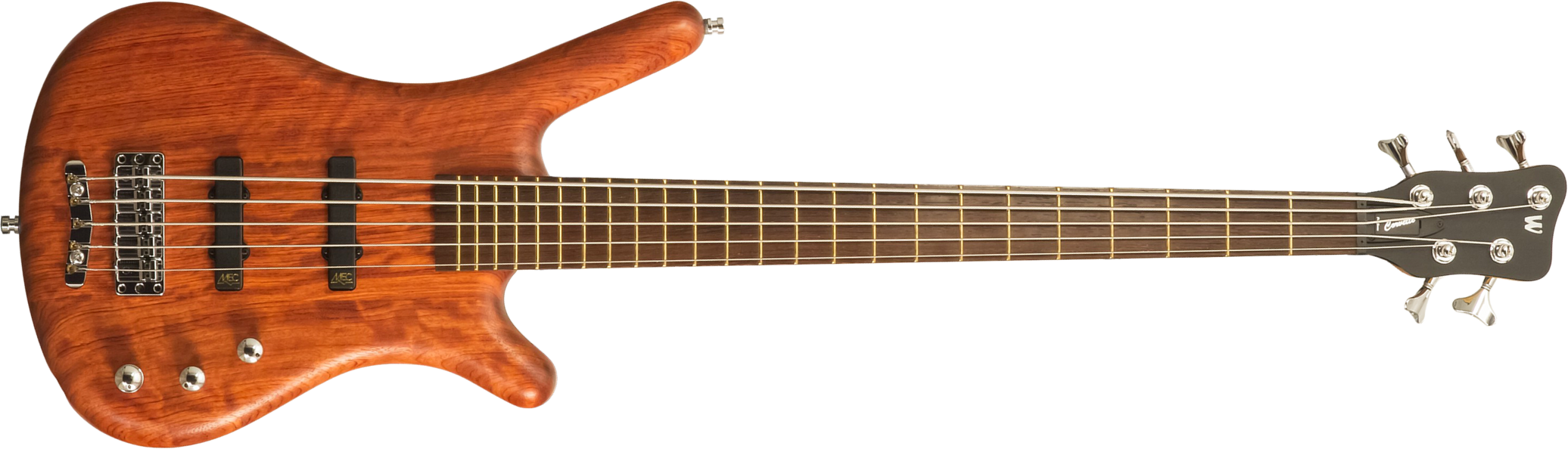 Warwick Corvette Bubinga 5c Pro Gps Teambuilt Active Wen - Natural Transparent Satin - Solidbody E-bass - Main picture