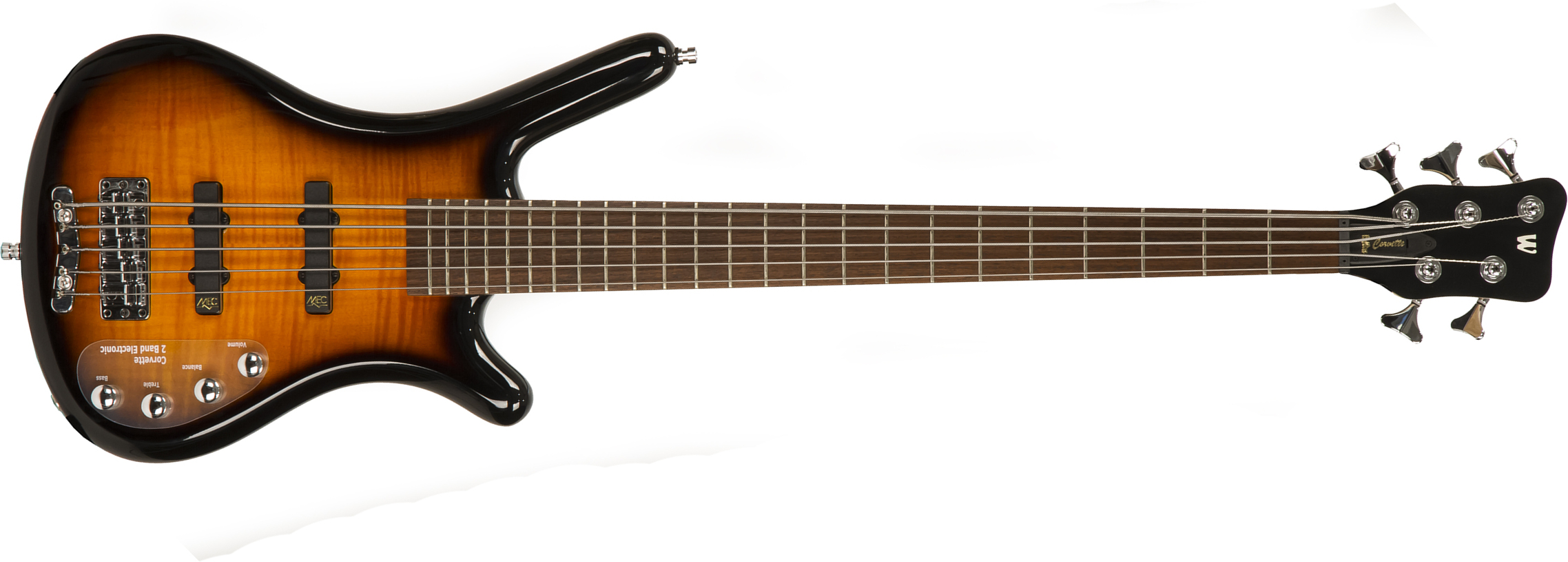 Warwick Corvette Classic Rockbass 5c Active Wen - Almond Sunburst - Solidbody E-bass - Main picture