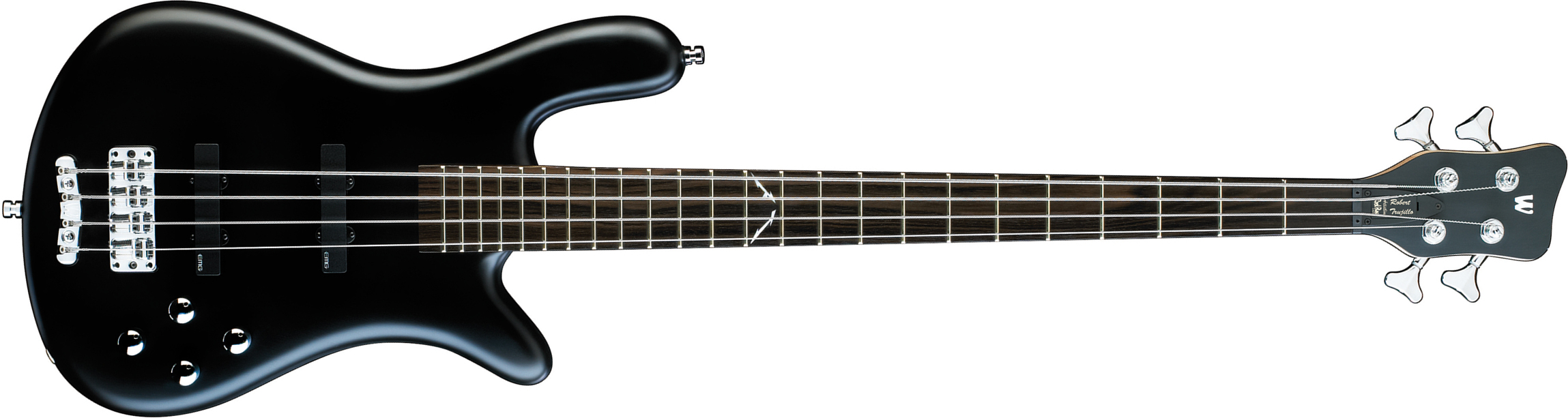 Warwick Robert Trujillo 4c Rockbass Signature Active Eb - Solid Black Satin - Solidbody E-bass - Main picture