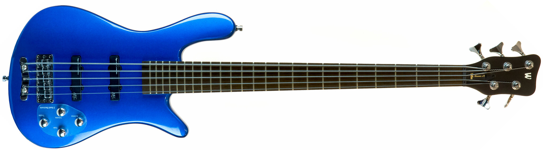 Warwick Streamer Lx 5 String Rockbass 5-cordes Active Wen +housse - Blue Metallic - Solidbody E-bass - Main picture