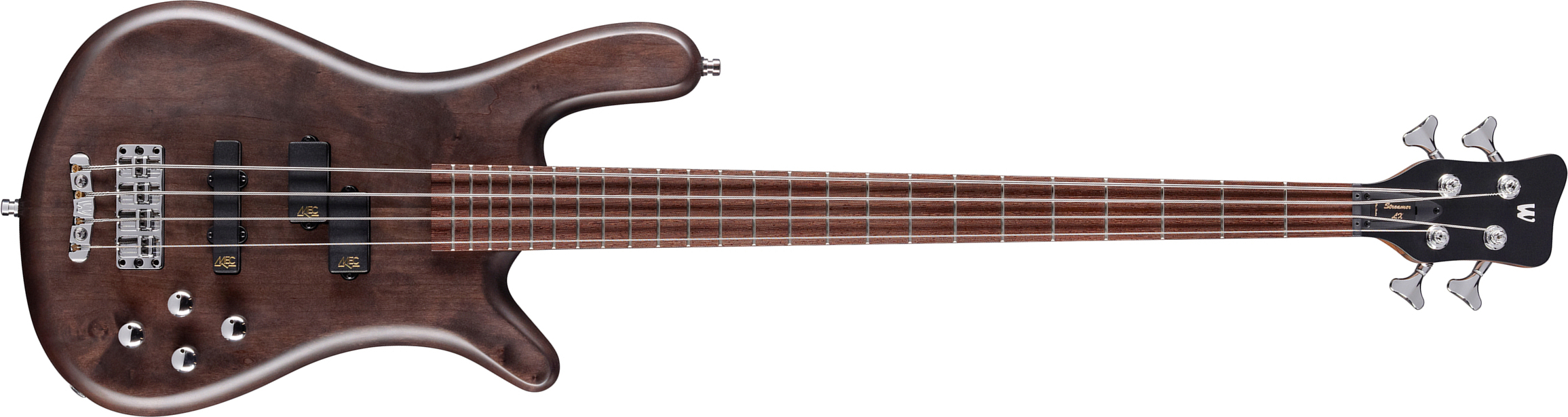 Warwick Streamer Lx4 Pro Gps 4c Active Wen - Nirvana Black Satin - Solidbody E-bass - Main picture