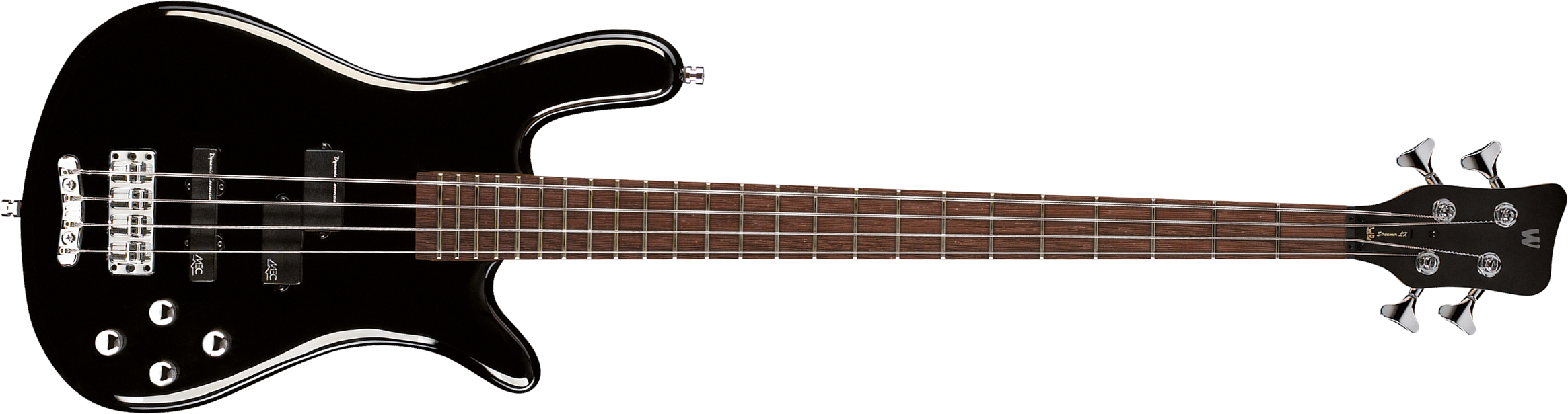 Warwick Streamer Lx4 Rockbass Active Wen - Solid Black - Solidbody E-bass - Main picture