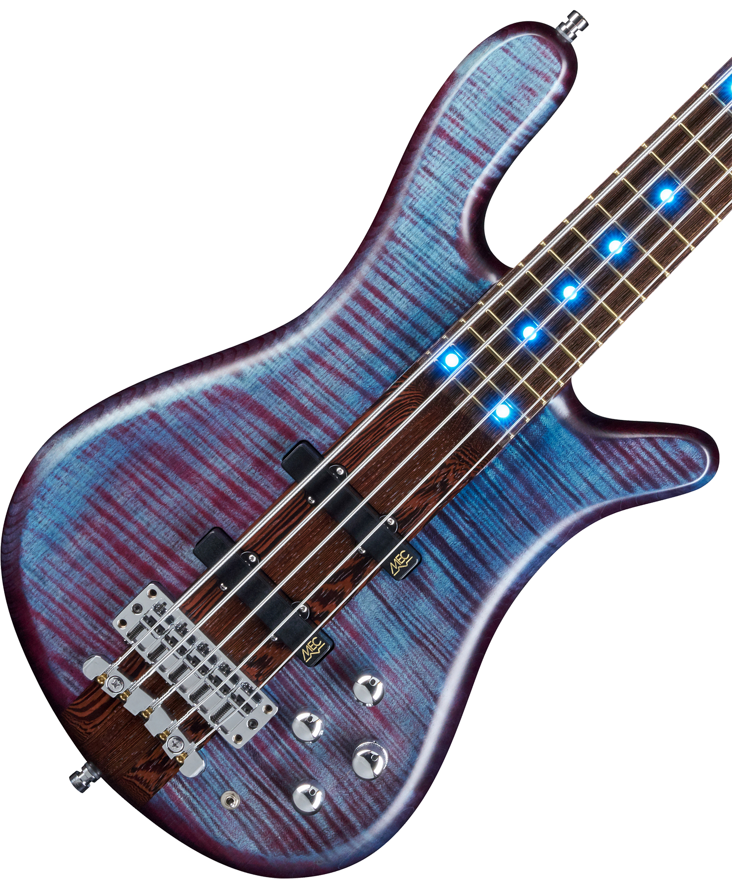 Warwick Custom Shop Streamer Stage 1 5-cordes Led - Midnight Blue - Solidbody E-bass - Variation 1