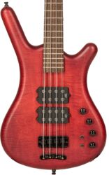 PRO GPS Corvette $$ 4-String Maple Top Ltd - Burgundy Red Transparent Satin