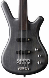 Solidbody e-bass Warwick PRO GPS Corvette Ash 4-String Fretless - Nirvana black satin