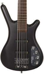 Solidbody e-bass Warwick Rockbass Corvette Basic 5-String - Nirvana black trans. satin