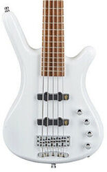 Solidbody e-bass Warwick Rockbass Corvette Basic 5-String - Solid white